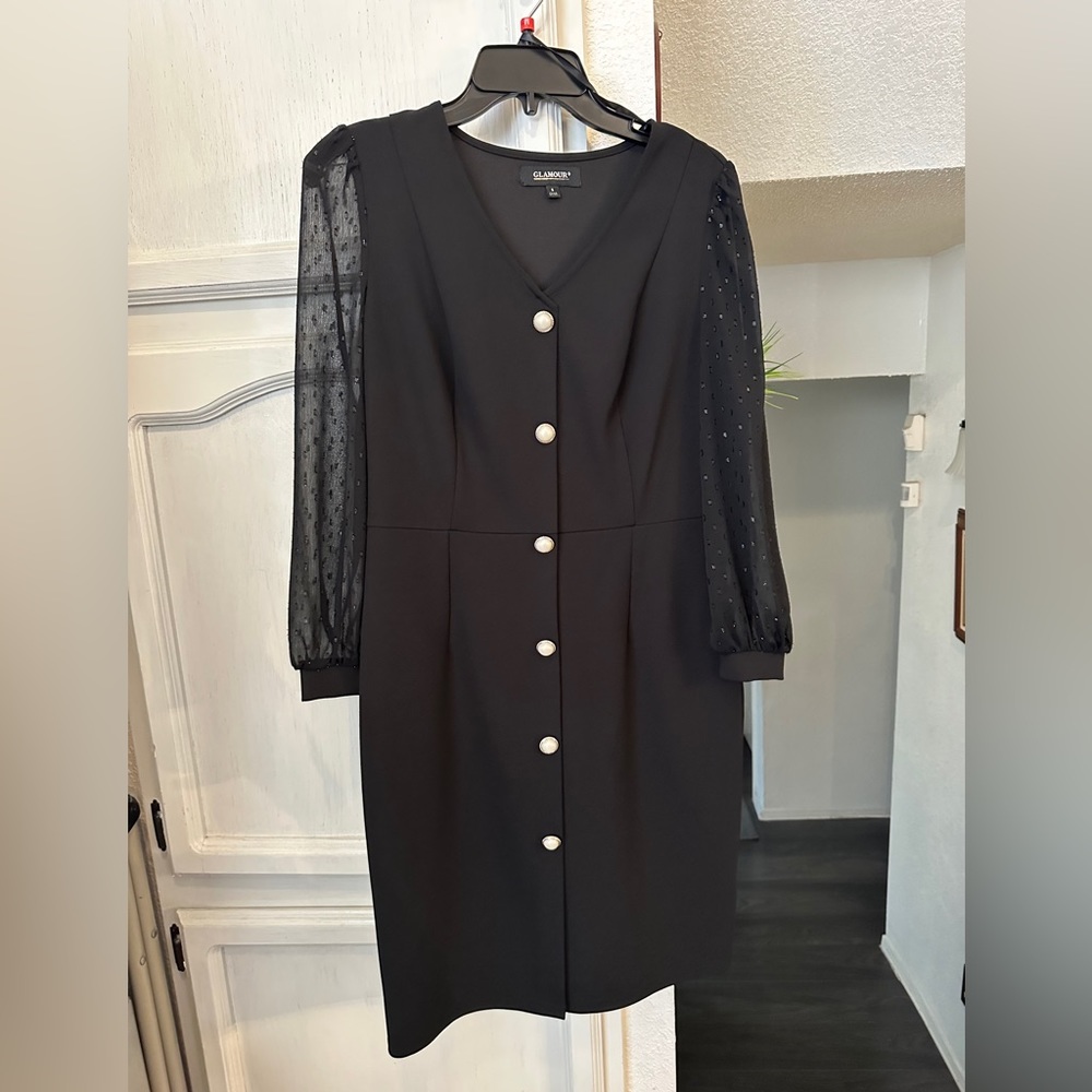 Glamour Black Dress